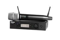 Shure GLXD24R/SM86-Z2 Rechargeable Wireless System with SM86 Vocal Microphone, Half Rack