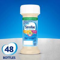 Similac Pro-Advance Infant Formula with 2'-FL Human Milk Oligosaccharide (HMO) for Immune Support, Ready to Drink Bottles, 2 fl oz (48 Count)