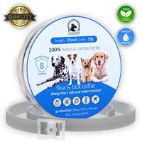 Flеa Tiсk Collar Prevention Control for Dogs & Cats - Natural Herbal Non-Toxic Adjustable Flеa Collar Waterproof Protection for Large Medium Small Pet Supplies Repels Flеas Licе Tiсks Mоsquitоes