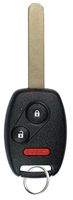 KeylessOption Keyless Entry Remote Control Uncut Car Ignition Key Fob Replacement for N5F-S0084A