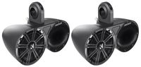 Kicker Pair Of 6.5" 400W Wakeboard Marine Component Speakers + Horn Tweeters