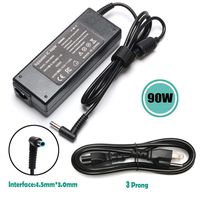 90W AC Adapter Laptop Charger for HP Pavilion 17 15 17-e110dx 17-e117dx 17-e118dx 17-e016dx 17-e119wm 17-e049wm 15-e043cl Envy TouchSmart 17 15 17-j153cl 17-j043cl 15-p214dx Power Supply Cord