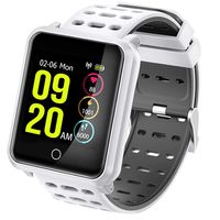 1.3" TF2 Smart Watch Fitness Activity Tracker Ip68 Waterproof Blood Pressure HR Monitor Pedometer Color Screen Sport Watch for Android Phones iOS Christmas Xmas Birthday Gift for Men Women