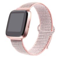 bayite Soft Bands Compatible with Fitbit Versa/Versa 2 Women Men, Breathable Sport Loop Band Replacement Accessories Wristband