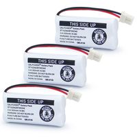 QBLPOWER BT162342 BT262342 Battery Compatible with BT183342 BT283342 BT166342 BT266342 VTech CS6114 CS6419 CS6719 AT&T EL52300 CL80111 Cordless Phone (Pack of 3)