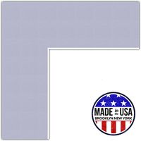 20x36 Lilac / Lavender Mist Custom Mat for Picture Frame with 16x32 opening size (Mat Only, Frame NOT Included)