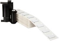 Brady PTLEP-171-593 0.49" Height, 1.06" Width, B-593 Adhesive-Taped Polyester, White Color Raised Panel Labels For TLS Printers (Pack Of 200)