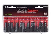 Monoprice AA Alkaline Battery, 24-Pack (110364)