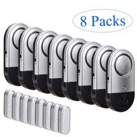 Door Window Alarm 8 PCS Home Security Magnetic Sensor 120DB Alert for Home Business Kids