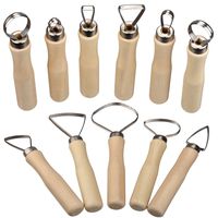 Meuxan Pottery & Clay Large Ribbon Sculpting Tool Kit (Set of 11)