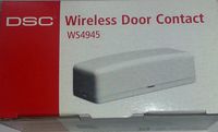 DSC SECURITY WS4945 WIRELESS ALARM DOOR/WINDOW CONTACT/TRANSMITTER (2 Pack)