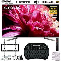 Sony XBR-65X950G 65"-Class BRAVIA 4K HDR Ultra HD Smart TV (2019 Model) + Wireless Keyboard + Wall Mount Bundle