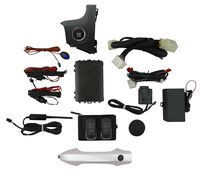 EasyGO AM-CRTR-NH700M Smart Key Remote Start and Alarm System with Alabaster Silver Metallic Driver's Door Handle for Honda Crosstour