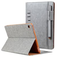 Jennyfly iPad Air 2 Case,PU Leather Full body Protective Cover Auto Sleep Wake Hand Free Stand with Built-in Pencil Holder & Card Slots for 9.7 inch iPad Air/Air 2/Pro 9.7/2017/2018 New iPad -Gray