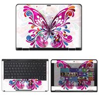 decalrus - Protective Decal Butterfly Skin Sticker for Lenovo ThinkPad Yoga 11e (4th Gen.) (11.6" Screen) case Cover wrap LEthinkkpadYoga11E_4G-50