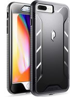 iPhone 7 Plus / iPhone 8 Plus Case, Poetic Revolution [360 Degree Protection]- Full-Body Rugged Heavy Duty Case w/ Built-in-Screen Protector for iPhone 7 Plus / iPhone 8 Plus Black