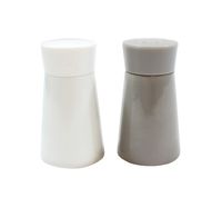 Tablecraft 700019 Salt & Pepper Shakers.5 oz, 1.75 x 1.75 x 2.75, Melamine