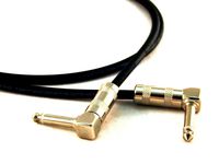 Conquest Sound HAA 1 Hi Definition 1-Foot Guitar/Instrument Cable - 1/4-Inch Right Angle Plugs