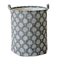 Adeliber Large Sized Canvas Storage Baskets with Handle,Collapsible & Convenient Home Organizer Containers(4535CM (Approx))