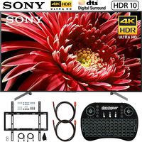 Sony XBR-85X850G 85-inch 4K Ultra HD LED TV (2019) Bundle with Deco Mount Flat Wall Mount Kit, Deco Gear Wireless Backlit Keyboard and Deco Gear 2X 4K Copper 6ft HDMI Cable