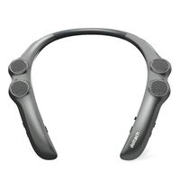 Bluetooth Speaker, Doltech Wearable Speaker Neckband, Bluetooth 5.0 Theater Surround Sound CVC 8.0 Noise Cancelling Built-in Mic, Portable Wireless Speaker Sport Speaker (Titanium Gray)