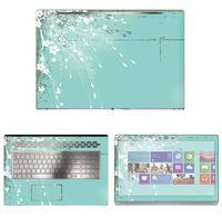 Decalrus - Protective Decal Floral Skin Sticker for HP Envy 17M AE011DX (17.3" Screen) case Cover wrap HPenvy17_ae011dx-78