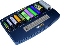 AccuPower IQ-312 Li-ion NiMH NiCd Universal Fast Charger with LCD Display for AAA AA C subC 18650 26650