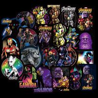 108PCS Superhero Sticker Pack Vinyl Stickers for Skateboard,Bike,Luggage,PS4,Xbos one,iPhone,Laptop,Water Bottles-Party Favors for Teens,Adults,Boys and Girls-Graffiti Decal-Waterproof