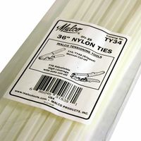 Malco TY34 25 Quantity Pack Nylon Ties 36-Inch for Flex Duct Installations