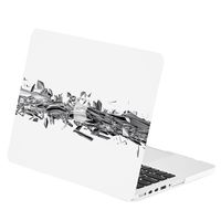 TOP CASE - Geometric 3D Shattered Diamond Graphics Rubberized Hard Case Compatible MacBook Pro 15" with Retina Display (Release 2012-2015) Model: A1398