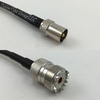 6 inch RGU178 DVB TV Pal Male to SO239 UHF Female Pigtail Jumper RF coaxial cable 50ohm High Quality Quick USA Shipping