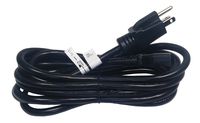 12 Ft Device Power Cord Black 12 Foot 6-20 P to IEC320 C13 | 14 AWG | 3750 Watt | 15 Amp | 250 Volt - Electronics, Servers, Data - 3 prong, 14 gauge, w/ground