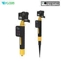 WoCase OceanPole GoPro Handle Floating Hand Grip (Standard Edition) for GoPro HERO4 HERO3+/3/2/1 Cameras for ALL water sports (Scuba Diving /Storage Compartment/Lost Preventing Wrist strap/Portable with Carabiner)