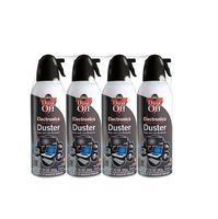 Dust-Off Disposable Compressed Gas Duster, 10 oz Cans, 4 Pack (.2 Pack(40 Oz.))