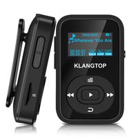 Bluetooth MP3 Player 8GB KLANGTOP Digital Clip Music Player with FM Radio Voice Record Function Special Design for Sport and Music Lovers