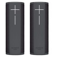 2 Pack Ultimate Ears Blast Portable Waterproof WiFi/Bluetooth Wireless Speaker w/Amazon Alexa - Graphite - (Renewed)