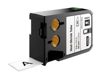 DYMO Heat Shrink Tubes for DYMO XTL Label Makers, Black on White, 1", 1 Roll (1868811)