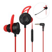 Gaming Earphone, Vogek Stereo E-Sports Earbuds Bass in-Ear Headphones with Dual Mic 3.5 MM Supports for Nintendo Switch, PS4, PC Laptop and Smart Phone