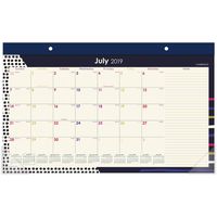 2019-2020 Academic Desk Calendar, Cambridge Monthly Desk Pad Calendar, 17-3/4" x 11", Compact, Kristen (D1192-705A-20)