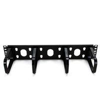 Panduit CMPHH2 Horizontal Cable Management D-Ring, Black