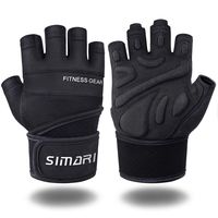 SIMARI Workout Gloves for Women Men,Training Gloves with Wrist Support for Fitness Exercise Weight Lifting Gym Lifts Made of Microfiber and Lycra SMRG902