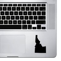 StickAny Palm Series Idaho ID Sticker for MacBook Pro, Chromebook, and Laptops (Black)