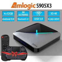 Android TV Box 9.0, HDMI Media Player, Smart TV Box, 3D 4K 8K 4GB 32GB Streaming Media Player HDMI