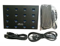 PCOLTECH 16 Port USB Hub/usb3.0 HUB Industrial Grade USB HUBs