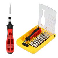 Apsung 37 in 1 Precision Screwdriver Set with Slotted, Phillips, Torx& More Bits, Non-Slip Magnetic Electronics Tool Kit for Repair iPhone, Android, Computer, Laptop, Watch, Glasses, PC etc