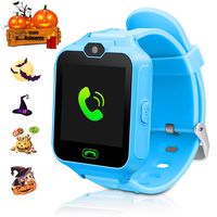 ZOPPRI Kids Smart Watches Phone Watch Girls Boys Birthday Gift for 3-15 Years Old, Pedometer with Phone and Alarm Clock, Games, and Photographic Watches Alarm Function Kids Toys Gift.(Blue)