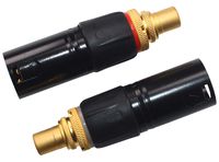 KK CV-C 3pin XLR Male to RCA Female Adapter, XLR to RCA Converter Gender Changer Audio Coupler Connector. CV-C (2 PACK)