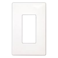 EATON PJS26W Arrow Hart Pjs26 Decorative Screw less Wall Plate, 1 Gang, 3.13 In L X .5 In W X 4.88 In H, White