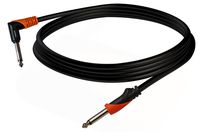 Bespeco Instrument Cable Black & Orange 20 Feet SLPJ600