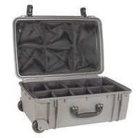 Seahorse Gunmetal Grey SE920 case with Padded dividers and Lid Organizer.